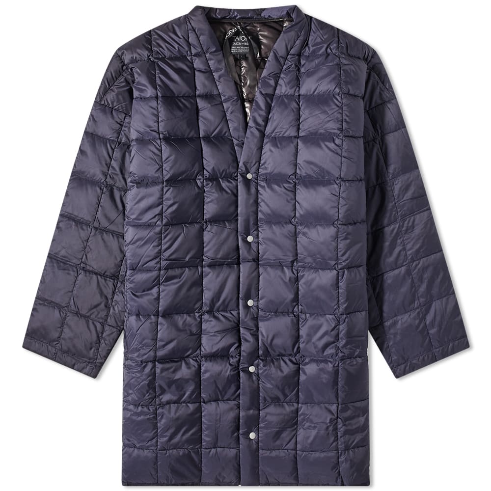 Яке TAION Hanten Down Cardigan Jacket Тъмно синьо | TAION-101HT-NVY, 0