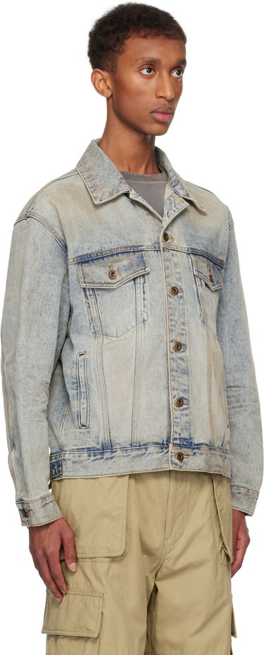 Яке We11done We11done Washed Denim Jacket Синьо | WD-DJ3-24-315-U-SK, 1