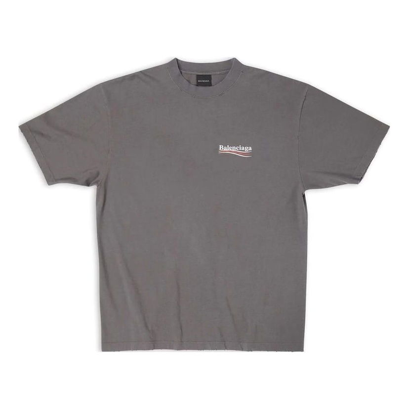 Тениска Balenciaga Campaign Large Fit T-Shirt Сиво | 641655TNVG51227