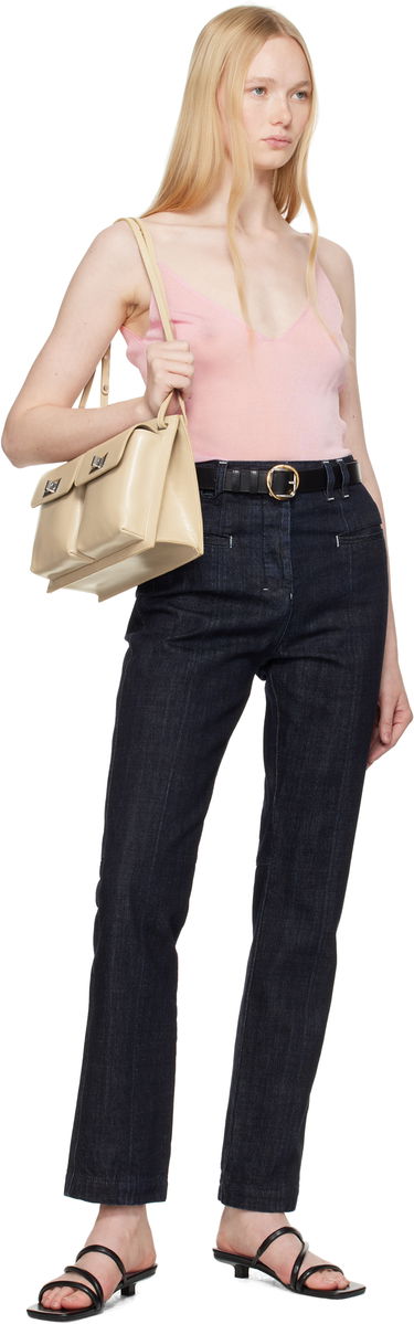 Чанта през рамо BY FAR BY FAR Billy Shoulder Bag Бежово | MWBSB024CL034BG038PL, 3