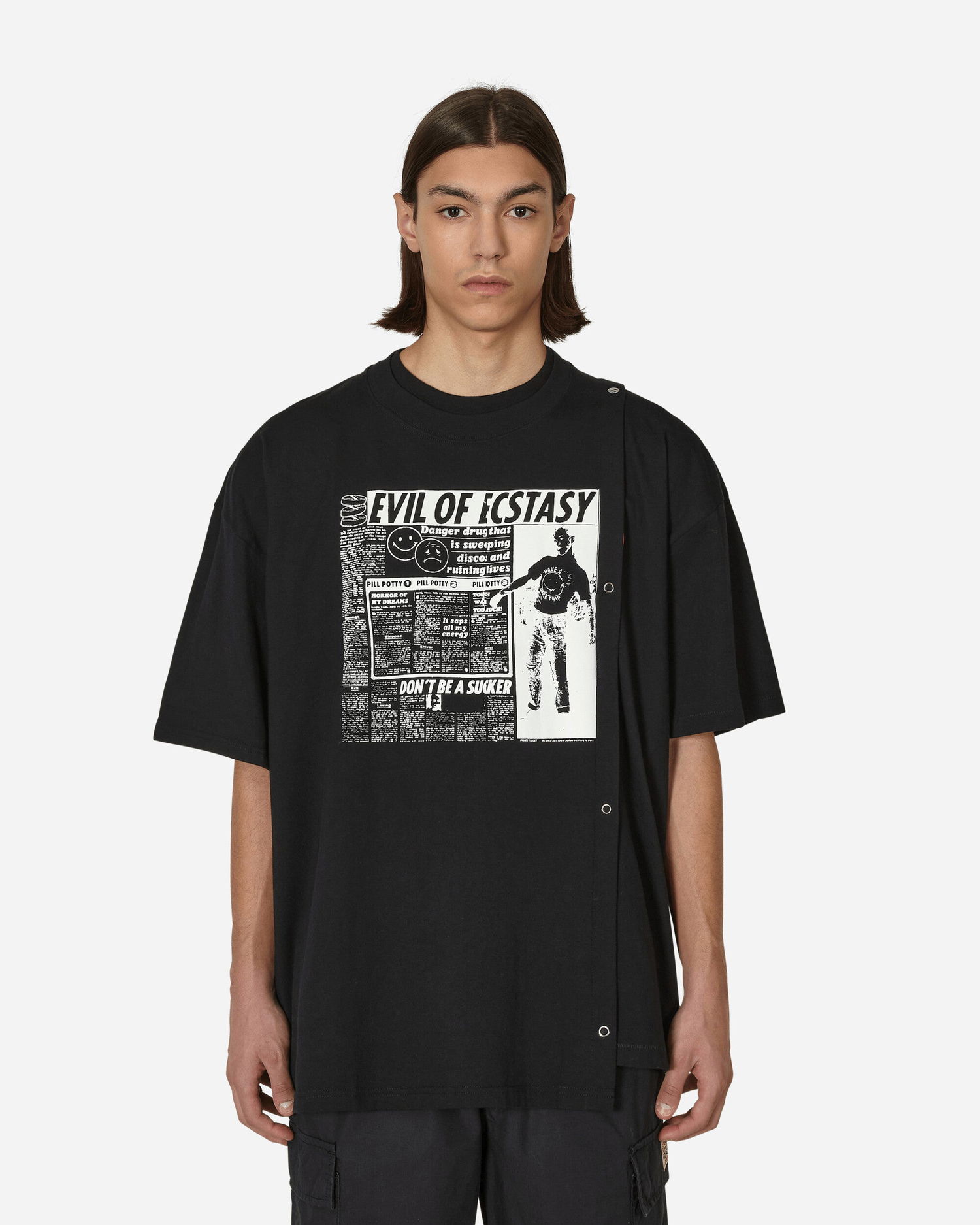Тениска The Salvages Disco Danger Layer T-Shirt Черно | SS230627BLK BLACK, 1