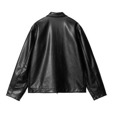 Яке Carhartt WIP Black Faux Leather Jacket Черно | I034426_6, 2