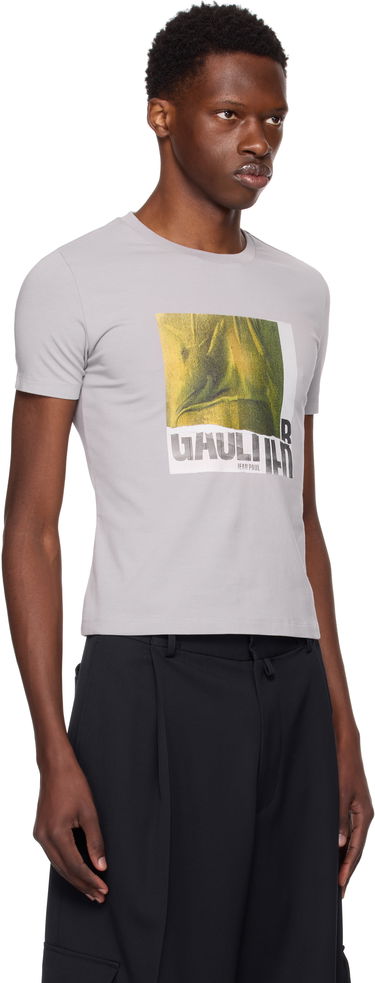 Тениска Jean Paul Gaultier Jean Paul Gaultier Cotton Water Print T-Shirt Сиво | 25/03-W-TO294-J002-134812, 4
