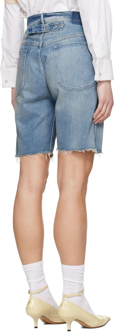 Къси панталони Maison Margiela Maison Margiela Faded Denim Shorts Синьо | S50MU0086 S30383, 2