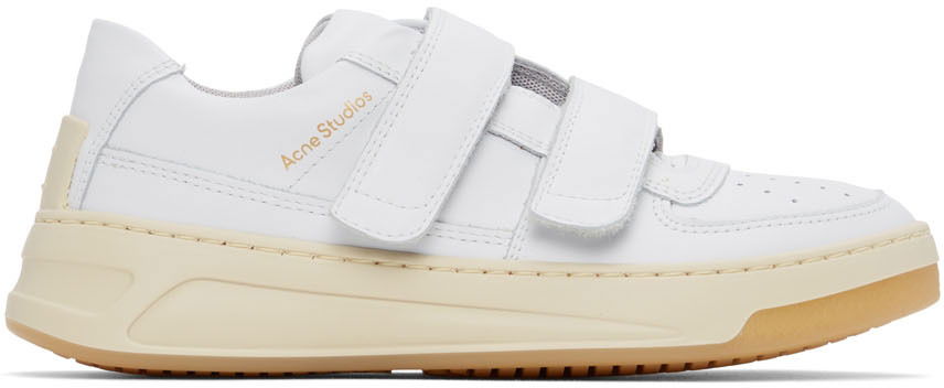 Кецове и обувки Acne Studios Velcro Strap Sneakers W Бяло | AD0256-, 0