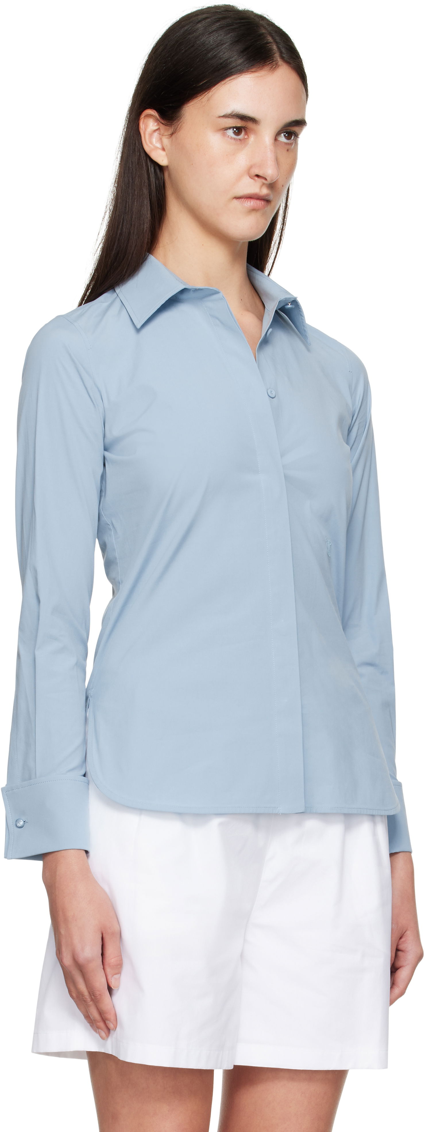 Риза Max Mara Max Mara Knut Shirt Синьо | 2521116031600, 1