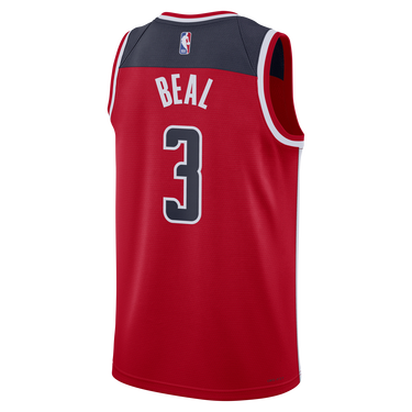 Фланелка Nike Dri-FIT NBA Washington Wizards Icon Edition 2022/23 Beal Bradley Swingman Jersey Червено | DN2025-659, 2