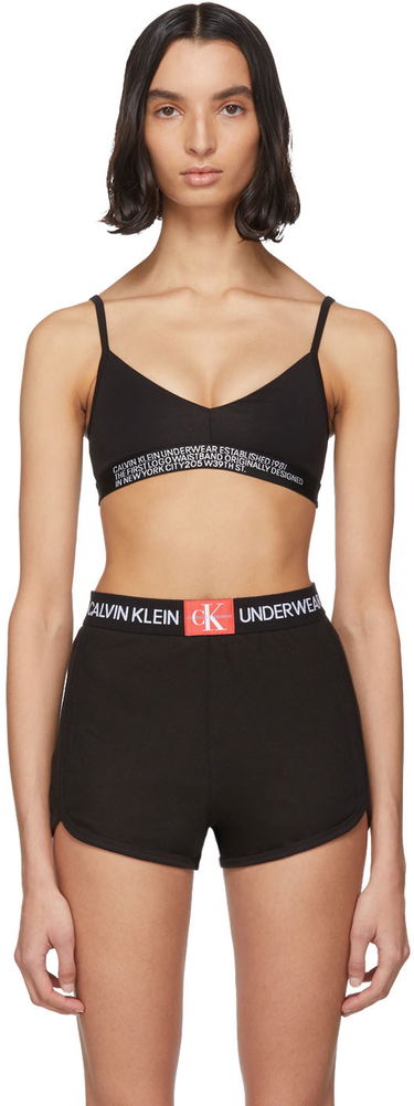 Сутиен CALVIN KLEIN Convertible Statement Bralette Черно | QF5176, 0