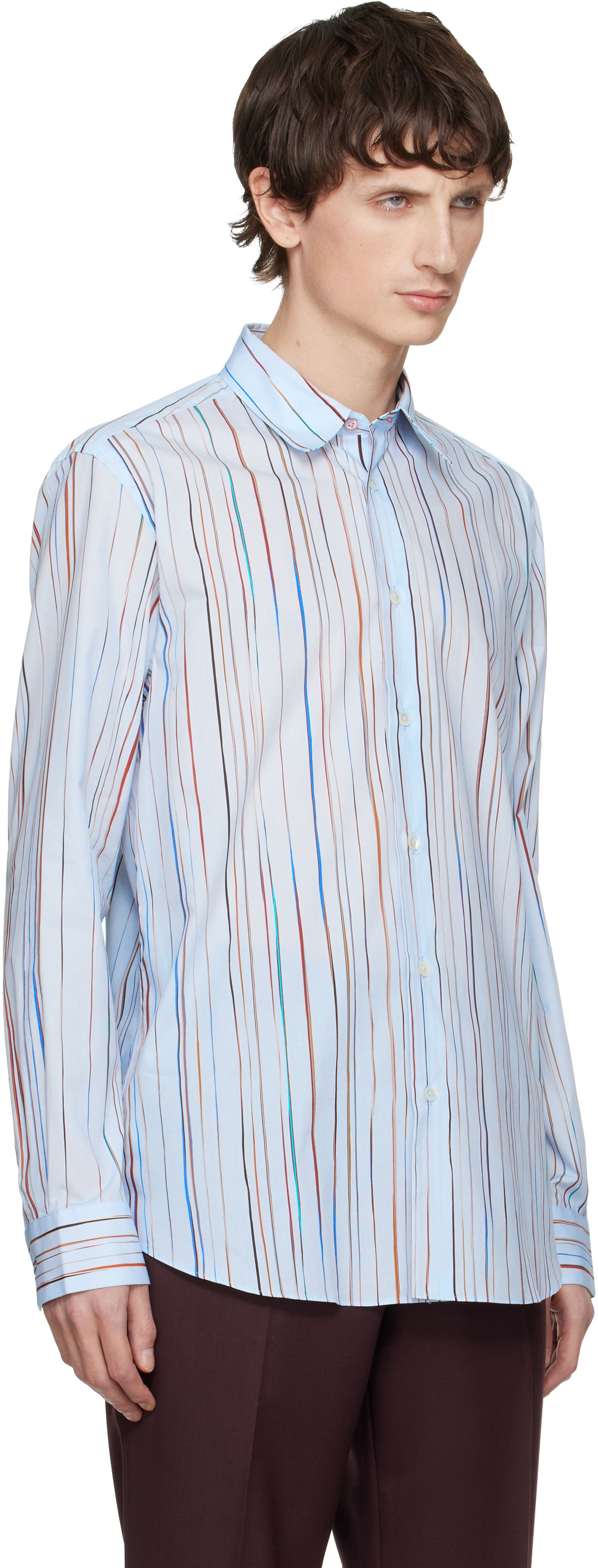 Риза Paul Smith Signature Pinstripe Cotton Shirt Многоцветен | M1R-901U-T02733-40, 1