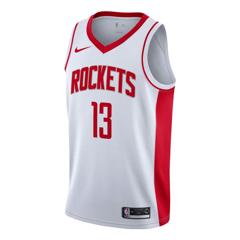 Фланелка Nike Houston Rockets James Harden 13 Basketball Jersey Бяло | BV7990-100