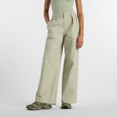 Панталони New Balance Wide Leg Pants Зелено | NBWP51538OVN, 0