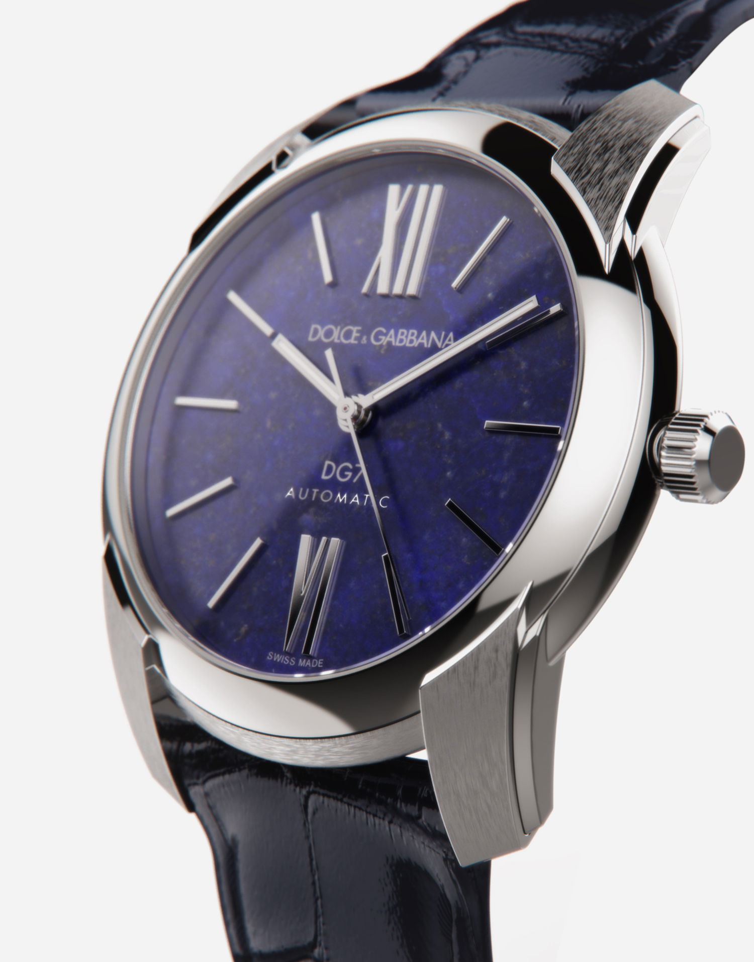Часовник Dolce & Gabbana Dg7 Watch in Steel with Lapislazuli Синьо | WWFE1SWW063B0958, 1