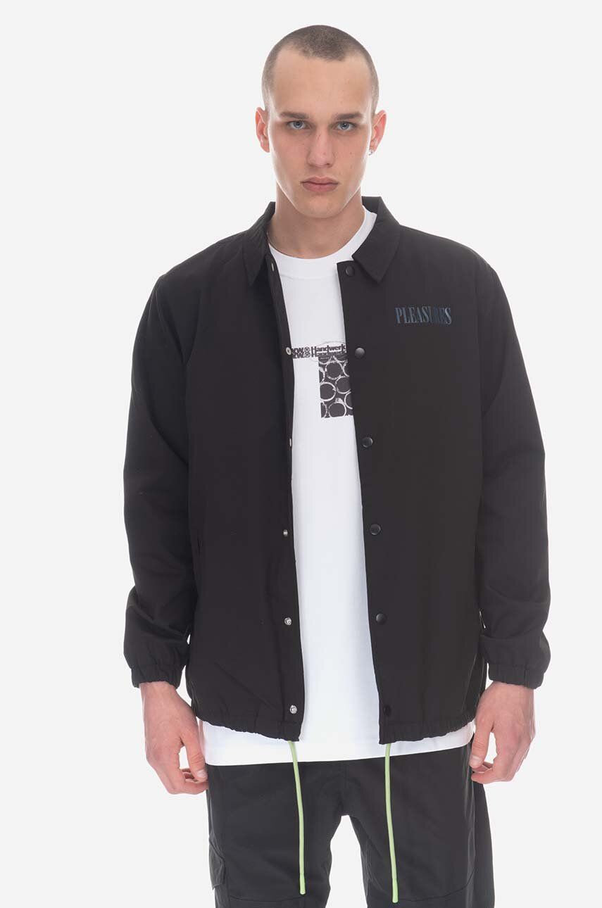 Ветровка Pleasures Coach Jacket Черно | P23SP005, 0