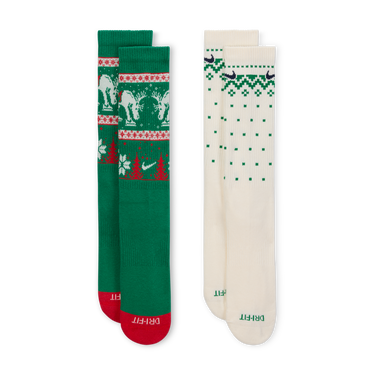 Чорапи Nike Christmas Reindeer Pattern Ed Pls Csh Crew Socks Многоцветен | HV6939-901, 2