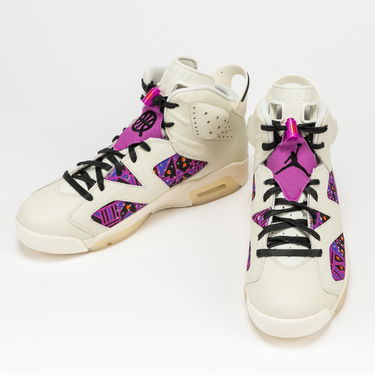 Кецове и обувки Jordan Air Jordan 6 Retro "Quai 54 - Purple" Бежово | CZ4152-101, 2