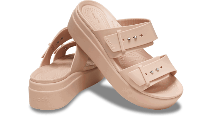 Кецове и обувки Crocs Brooklyn Buckle Sandals Бежово | 207431-7AF, 1