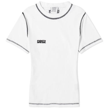 Тениска VETEMENTS Embroidered Logo T-Shirt Бяло | WE64TR800WB, 0