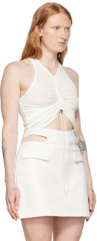Потник Dion Lee Ruched Tank Top Бяло | C3042S22, 4