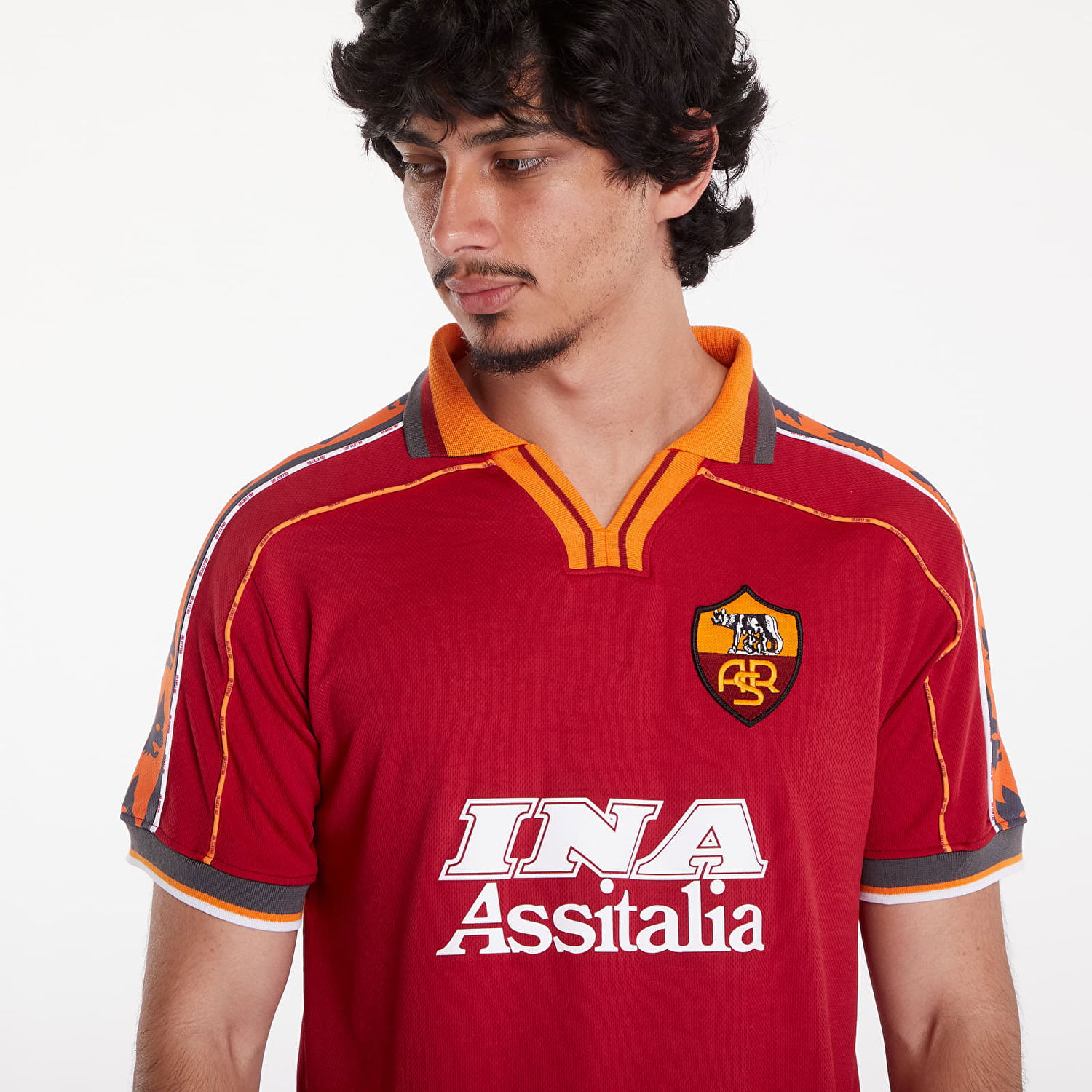 Фланелка COPA AS Roma 1998 - 99 Retro Football Shirt Червено | 378-005, 1