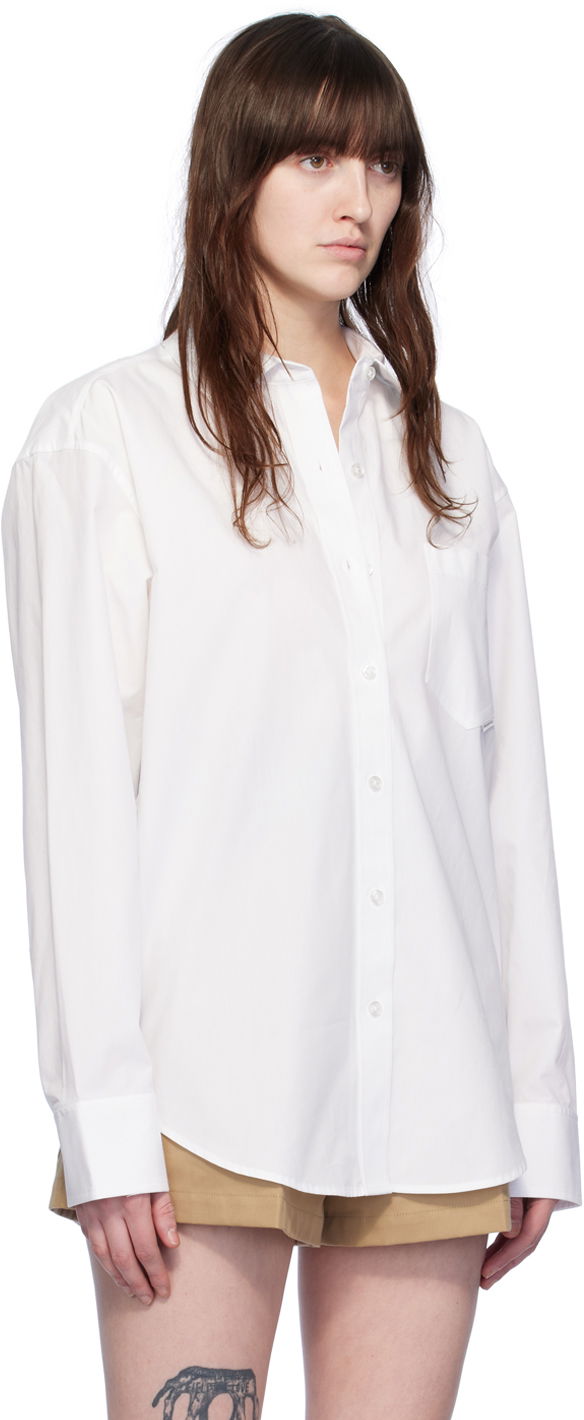 Риза Alexander Wang Pocket Shirt Бяло | 4WC2241482, 1