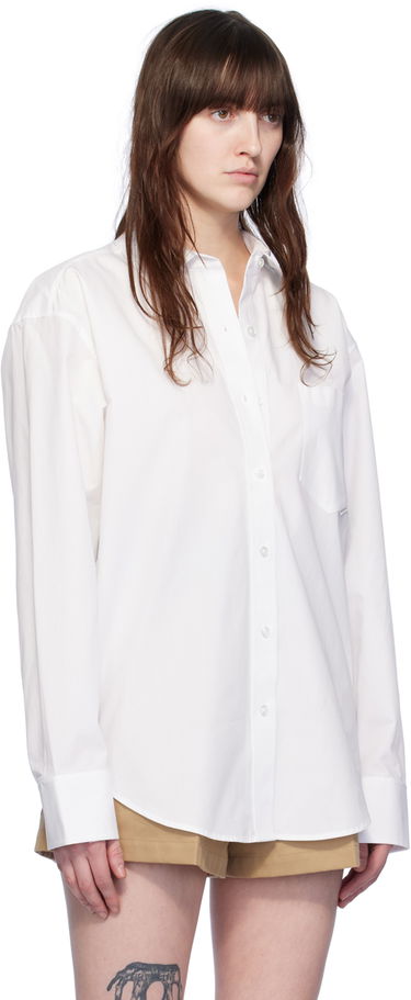 Риза Alexander Wang Pocket Shirt Бяло | 4WC2241482, 1