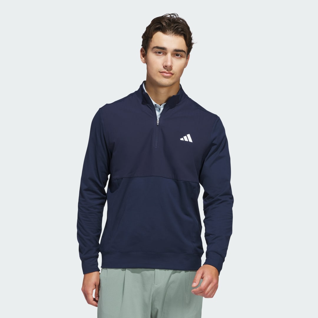 Пуловер adidas Performance Ultimate365 Tour Quarter-Zip Golf Pullover Тъмно синьо | JN9103, 0
