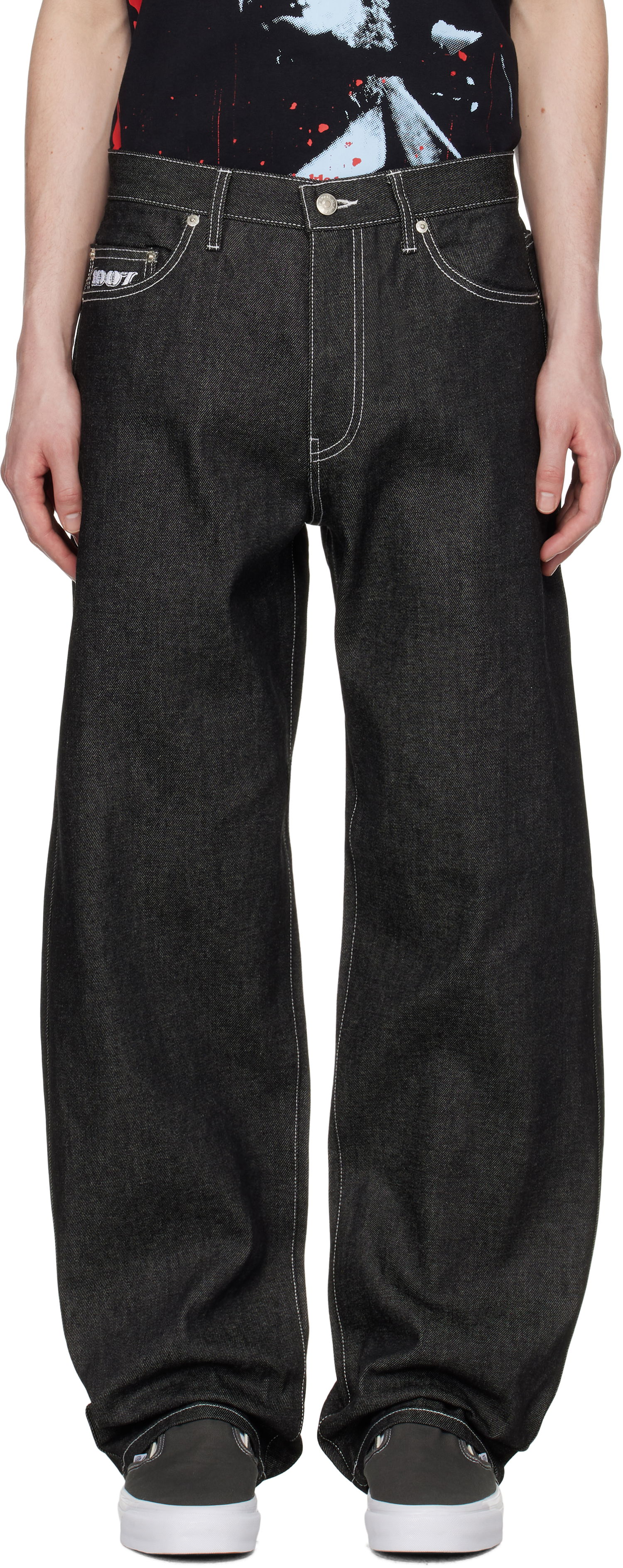 Дънки Awake NY Awake NY Five Pocket 100 Jeans Черно | AWK-SP25-PA002, 0