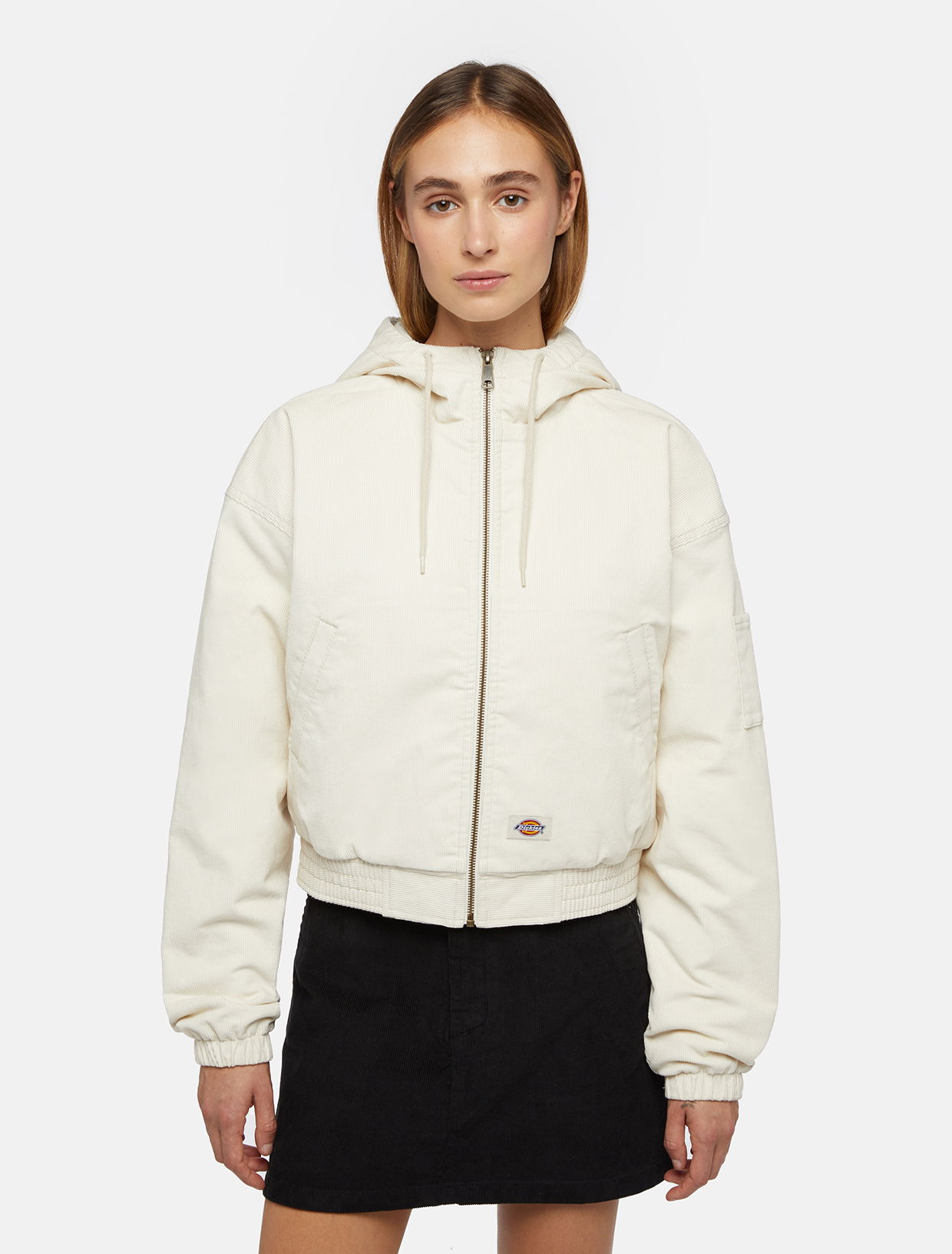 Яке Dickies Corduroy Hooded Jacket Woman Бяло | 0A4Z4H, 0
