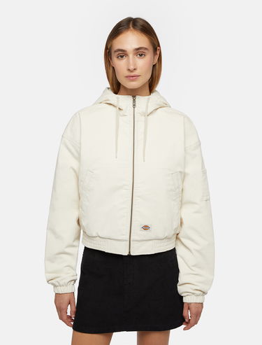 Яке Dickies Corduroy Hooded Jacket Woman Бяло | 0A4Z4H, 0