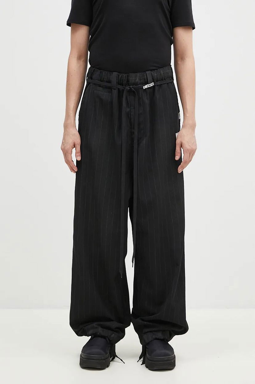 Панталони Maison MIHARA YASUHIRO Aged Wide Trousers Черно | A13PT034