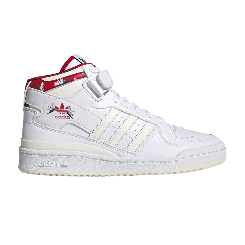 Кецове и обувки adidas Originals Thebe Magugu x Forum Mid Бяло | GY9556, 0