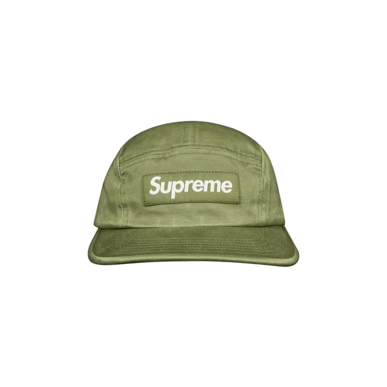 Шапка с козирка Supreme Washed Chino Twill Camp Cap Зелено | SS21H52 LIGHT OLIVE, 0