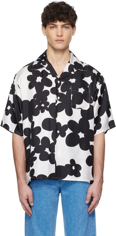 Риза Marni Marni Dillies Print Shirt Бяло | CUMU0213S4 UTSG26, 0