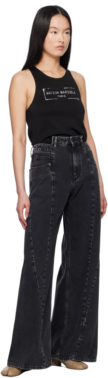 Дънки Maison Margiela Maison Margiela 5 Pocket Wide Leg Jeans Черно | S51LA0133 S30496, 3