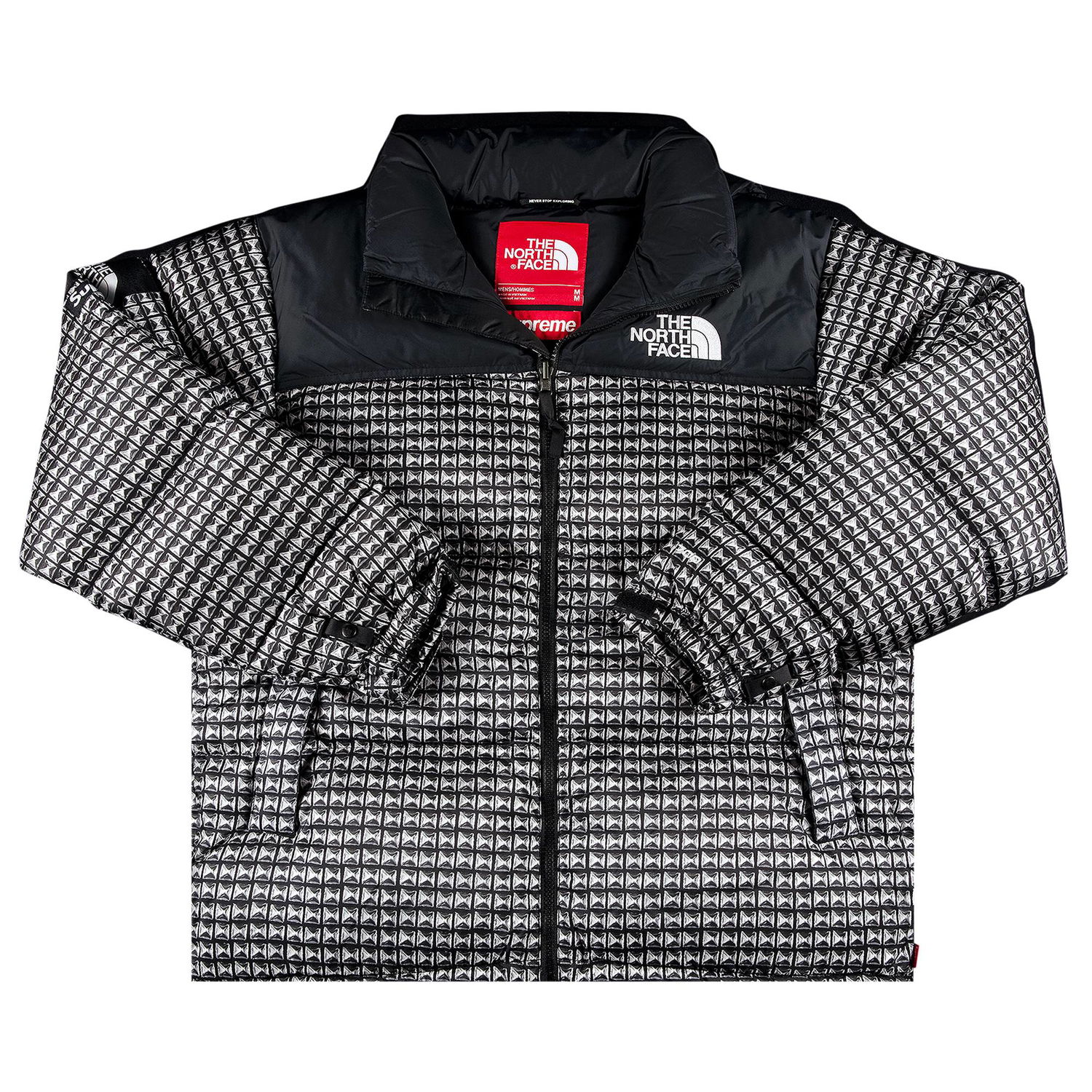 Пухо яке Supreme The North Face x Studded Nuptse Jacket Черно | SS21J6 BLACK, 1