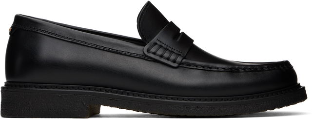 BOSS Polished-Leather Loafers