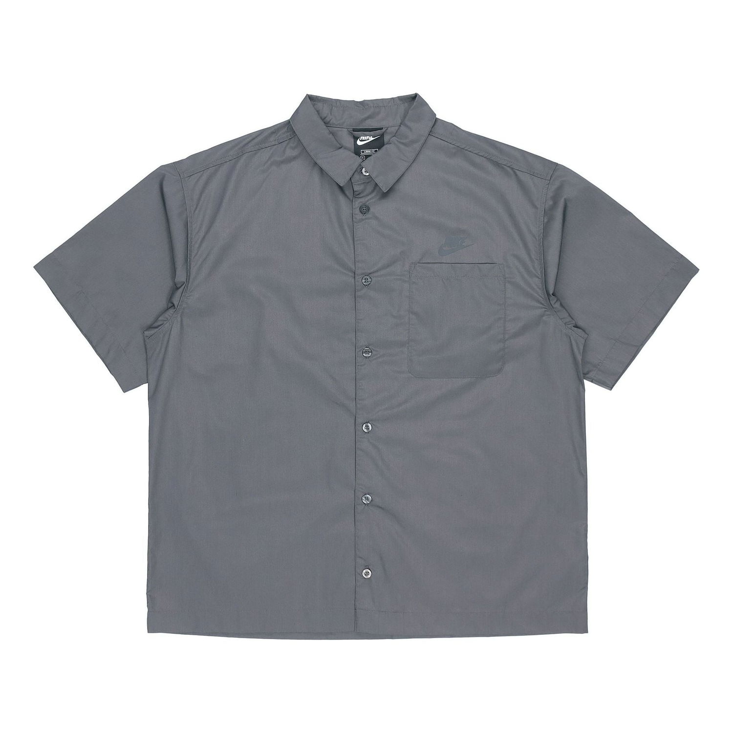 Риза Nike Loose Fit Short Sleeve Shirt Сиво | DM8686-060, 0