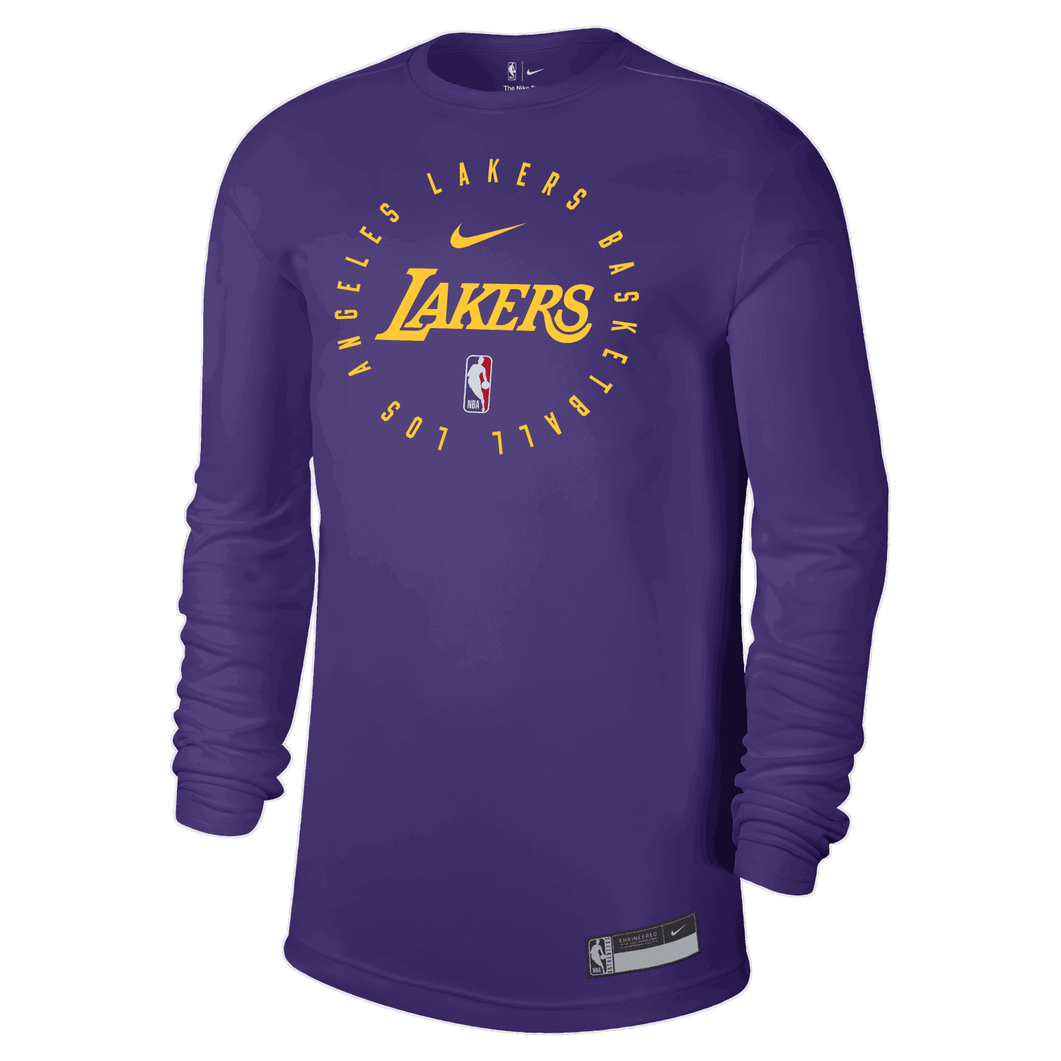 Тениска Nike Dri-FIT NBA Los Angeles Lakers Tee Лилаво | HF0770-504, 0