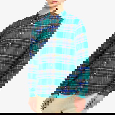 Риза Paul Smith Paul Smith Checked Long Sleeve Shirt, Size Large Зелено | M2R-450Y-N22202-33, 2