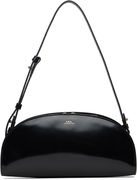 Demi-Lune Polished Leather Shoulder Bag