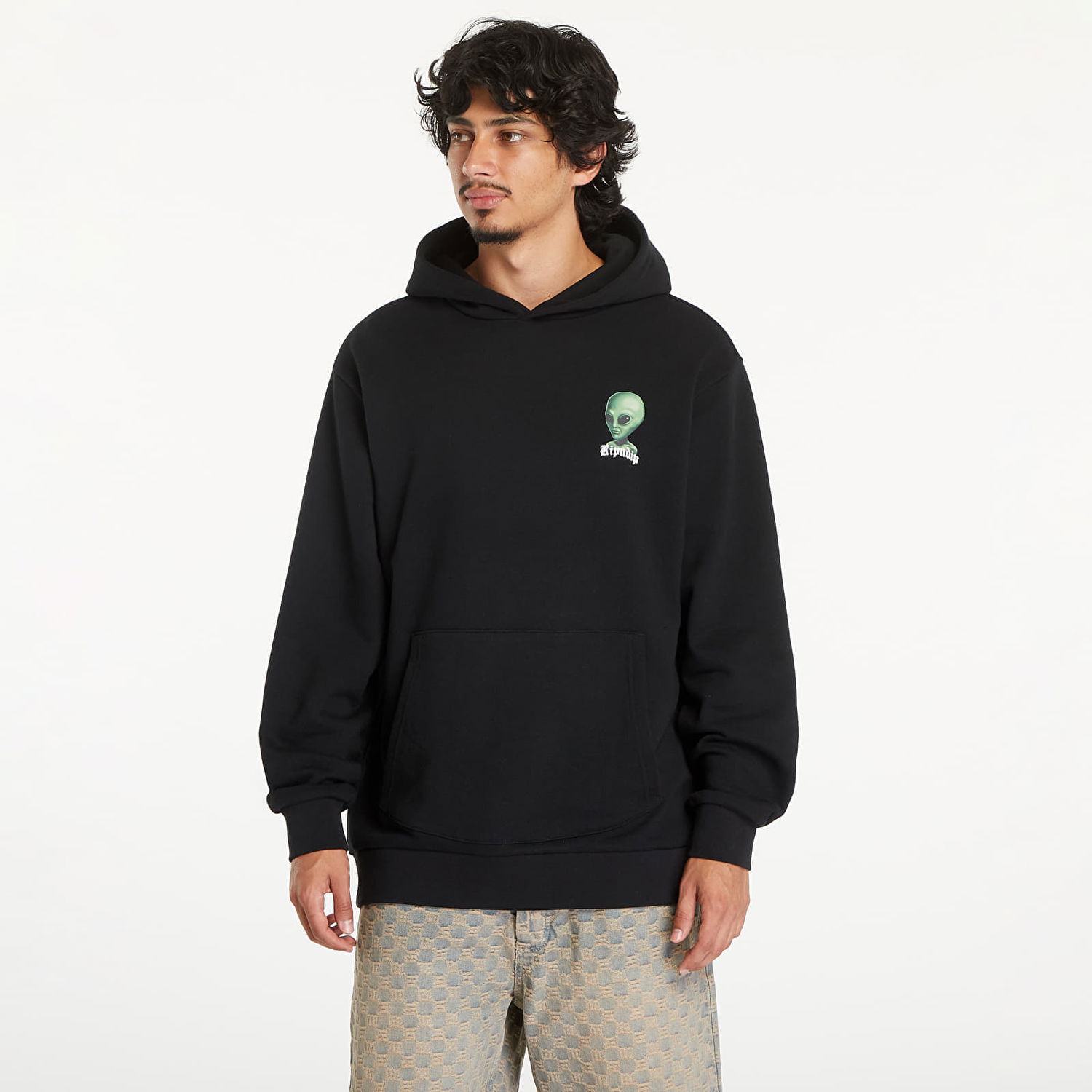 Суитчър RIPNDIP We Come In Peace Hoodie Black Черно | RNDSUM24128, 0