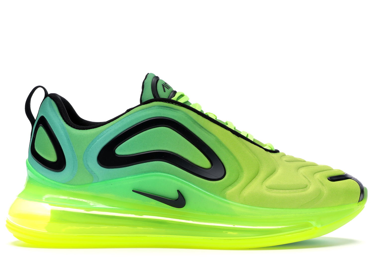 Кецове и обувки Nike Air Max 720 Volt Black Зелено | AO2924-701, 0