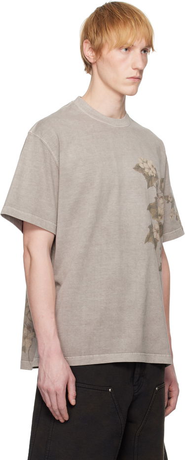 Тениска WOOYOUNGMI WOOYOUNGMI Faded Floral T-Shirt Сиво | W251TS03, 1