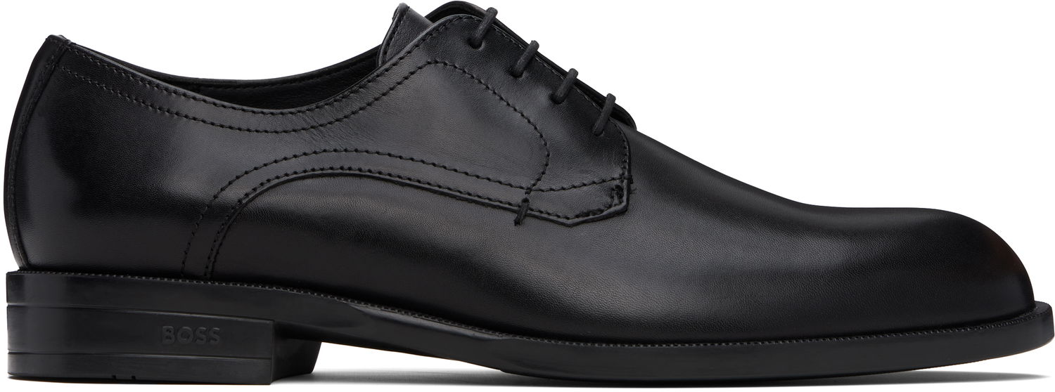 Кецове и обувки BOSS BOSS Double Stitching Derbys Черно | 50541701, 0