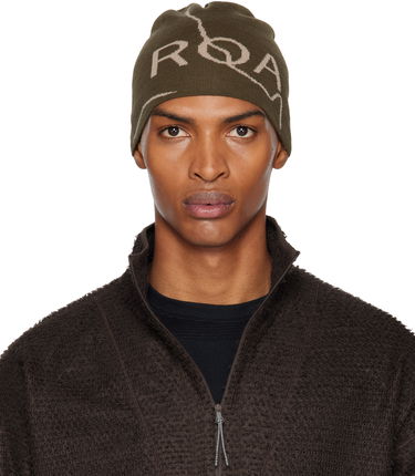Шапка ROA Logo Beanie Зелено | RBUW288YA12, 0