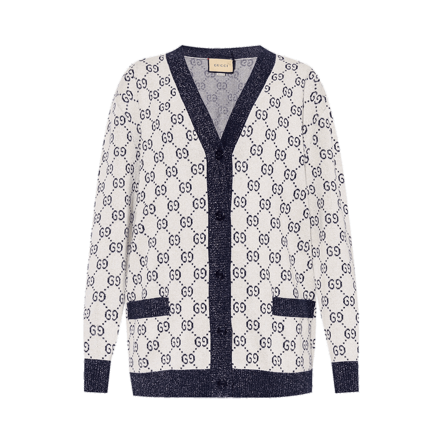 Пуловер Gucci Cardigan Бяло | 692727 XKB54 9071, 0