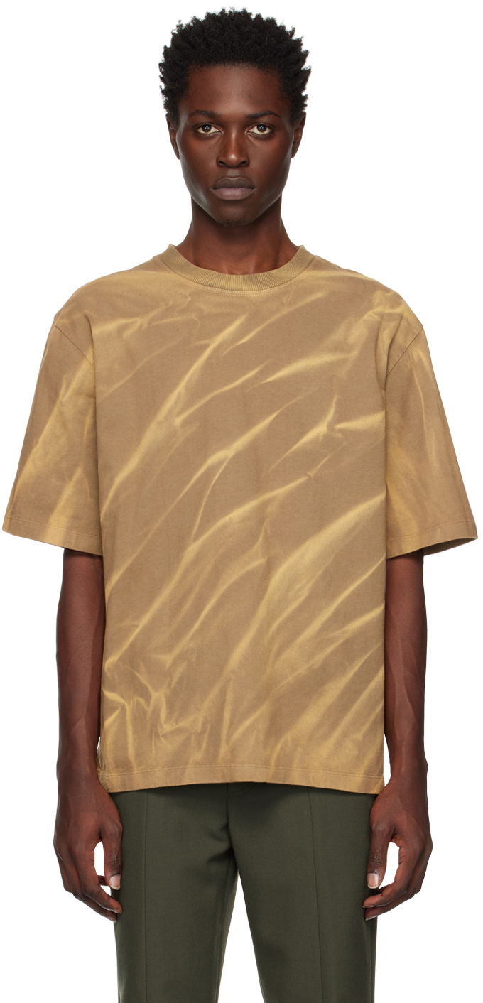 Тениска Dion Lee Crinkled Sunfade T-Shirt Бежово | C3092R23, 0