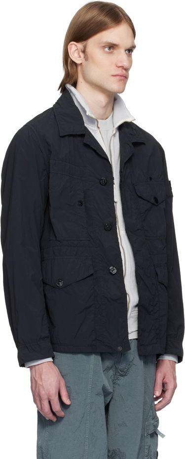 Ветровка Stone Island Stone Island Nylon Ghost Jacket Черно | K1S15 4100033 S00F6, 1