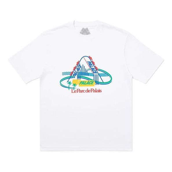 Тениска Palace French Ones Print Short Sleeve T-Shirt Бяло | PAL-SS20-100