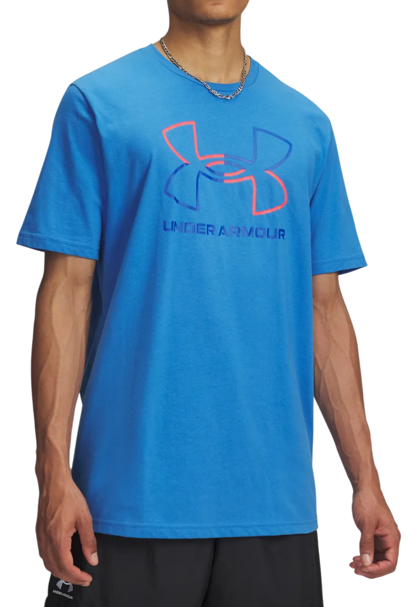 Тениска Under Armour Under Armour GL Foundation Update Short Sleeve T-Shirt Синьо | 1382915-402